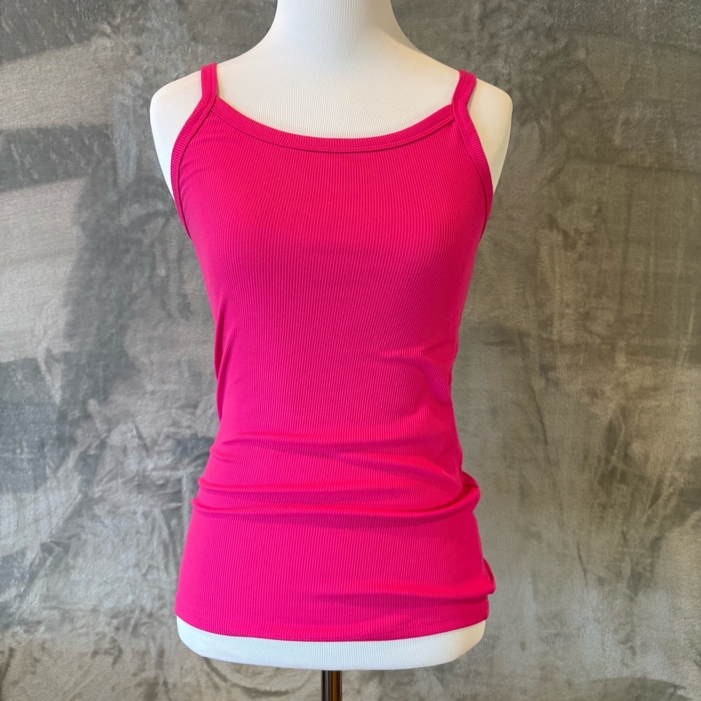 Barbie Pink Spaghetti Strap Tank Top Sz S